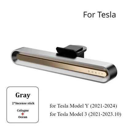 Car Air Freshener for Tesla Model 3 Y Dashboard Perfume Fragrance Air Purifier Aromatherapy Decoration Car Interior Accessories