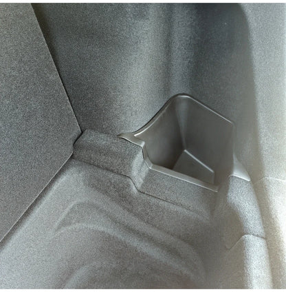 Trunk Organizer For Tesla Model Y Juniper Launch Refresh 2025 Rear Trunk Storage Bins Side Box Organiser TPE Trim Accessories