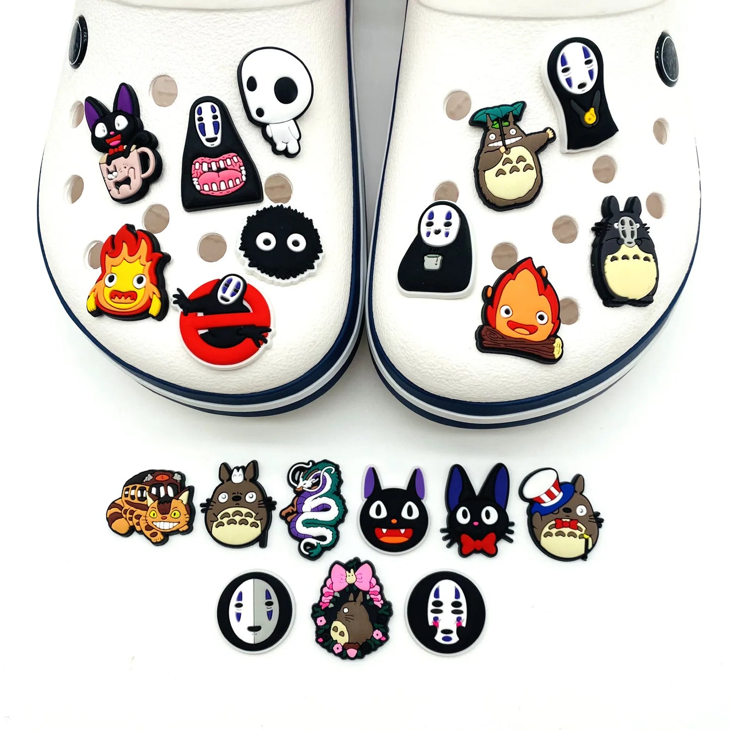 Japanese Cute Beast High-Quality Shoes Charms DIY PVC Shoe bag Accessories For Wristband Pendant Decoration Xmas Gifts