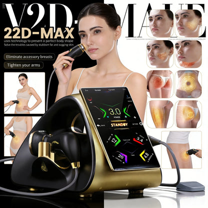 Professional 22D MAX HIFU Beauty Equipment Machine for Facial Tightening Slimming And Fat Reduction Latest Model