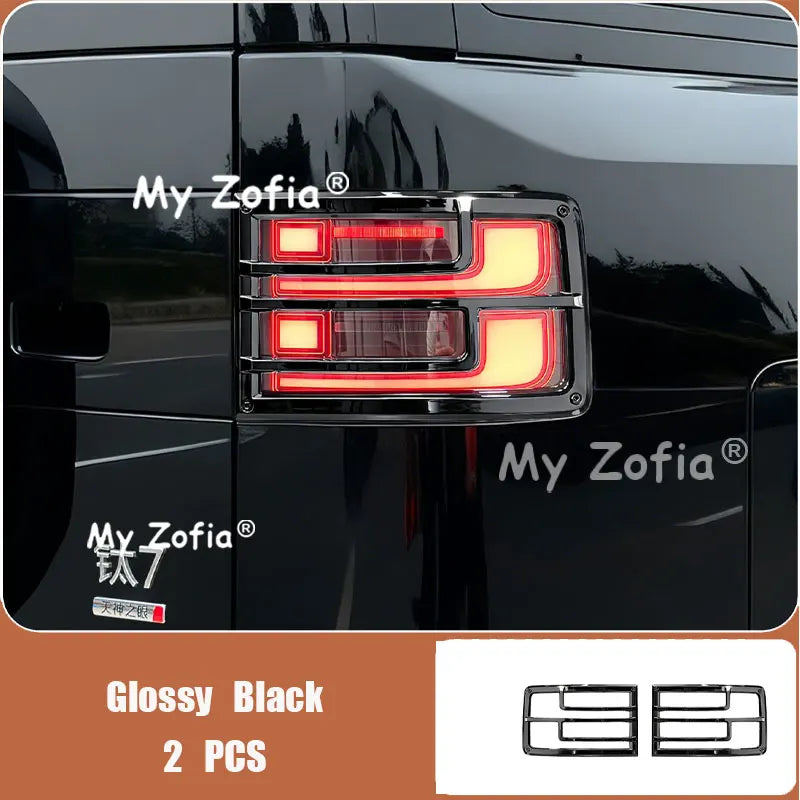 Car Styling Tail Light Frame Rear Fog Lamp Cover Protector Decoration Accessories for BYD Ti7 Leopard Titanium 7 2025 2026