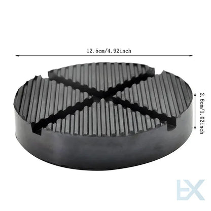 Universal Rubber Jack Pad Pinch Weld Slotted Floor Frame Rail Adapter Support Car Removal Repair Tool