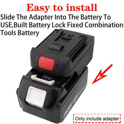 Battery Adapter For Bosch 18V Li-ion Tool To Makita 18V LXT Li-ion Battery Adapter Converter Power Tool Accessory