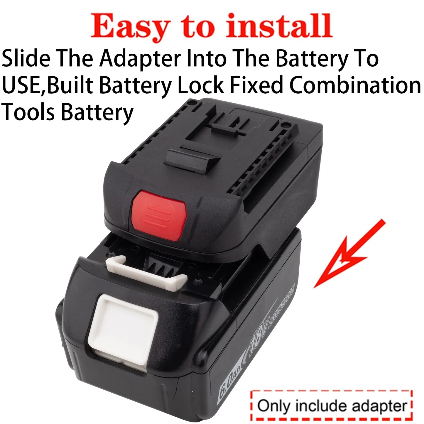 Battery Adapter For Bosch 18V Li-ion Tool To Makita 18V LXT Li-ion Battery Adapter Converter Power Tool Accessory
