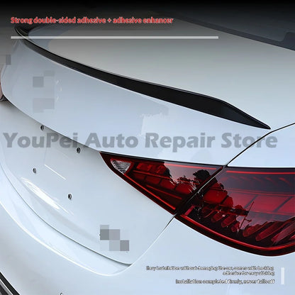 For 2020+ Mercedes C-Class W206 Precise Fit Roof Spoiler, Carbon Fiber Style Exterior Upgrade Parts