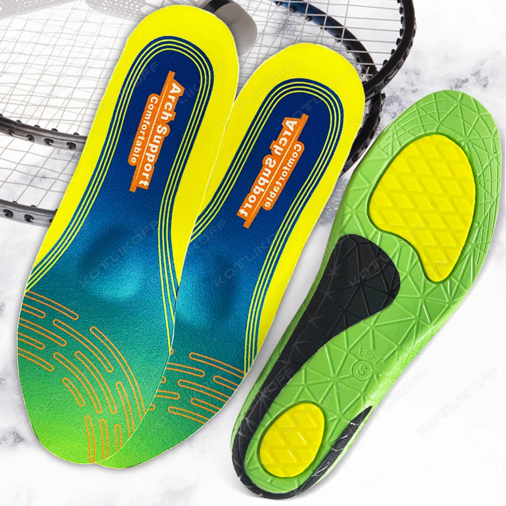 Gel Insole Silicone Orthopedic Sport Insoles Foot Care For Feet Arch Support Shoes Sole Shock Absorption Pads Orthotic Insert