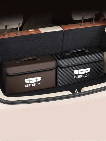 For GEELY coolray Starray emgrand emgrand tugella Car Trunk Storage Box Organizer Foldable Stowing Tidying Bag Car Accessories