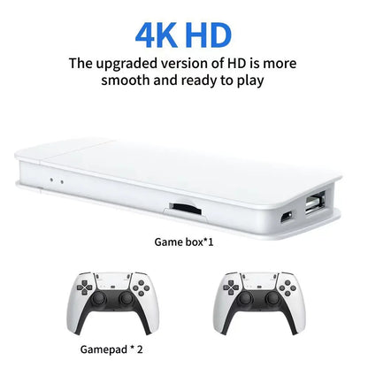M15 4K game console home mini video game 64G retro console 128G player HD video game stick 2.4G dual wireless control PS1 gift