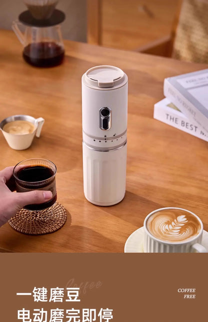 110V/220V/USB FOX DOLA Portable Coffee Maker Mini Grinder All in One for Home Travel Hand Drip Coffee Cup EB