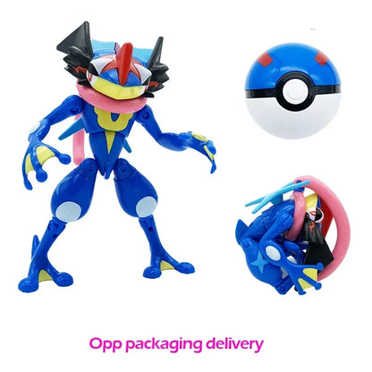 Pokemon Pokeball Figure Pikachu Dragonite Lapras Psyduck Mewtwo Gyarados Solgaleo Lunala Eevee Poke Ball Toy Kids Birthday Gift