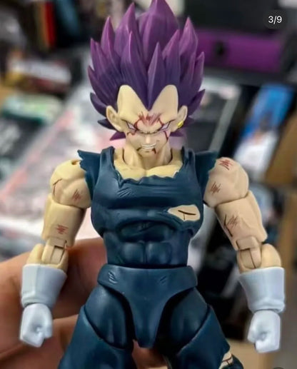 In Stock Black Hole Toys & TK Dragon Ball SHF Super Saiyan SSJ Majin Vegeta Full Power Anime Action Figures Models Gifts Toy