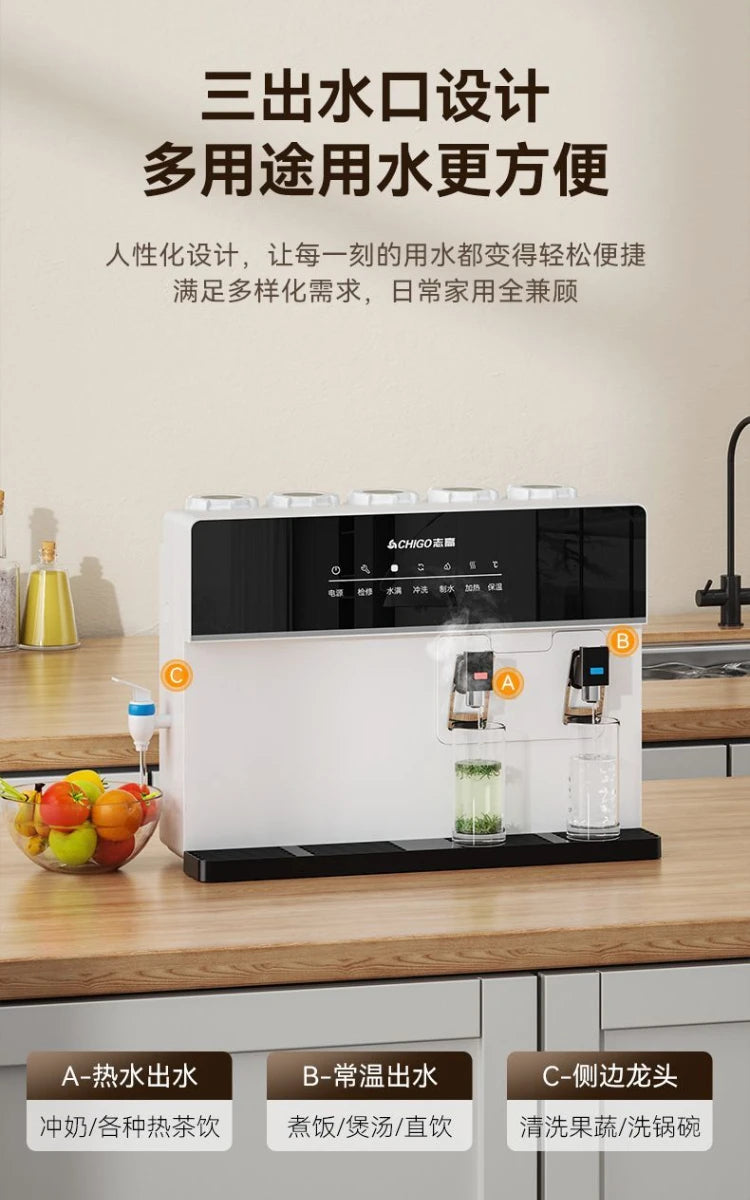 Water purifier heating all-in-one machine household direct drinking wall-mounted tap water RO filter water dispenser NEW 220V