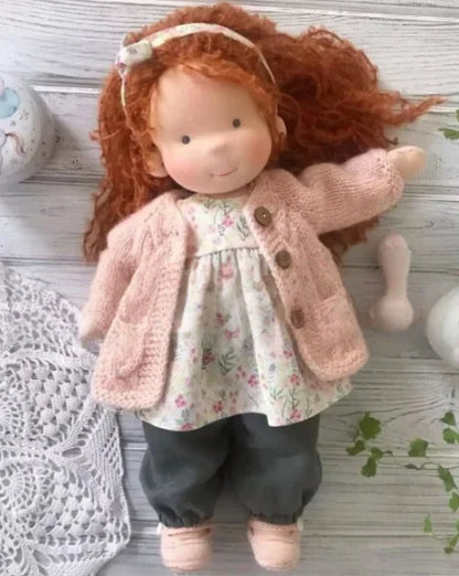30cm New Waldorf Handmade Cotton Stuffed Plush Doll Kawaii Anime Collection Model Room Decoration Festival Gift Adults Toys