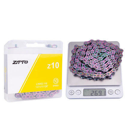 ZTTO MTB Road Bike 10 11 12 Speed Chain Bicycle Hollow Current With Missing Link High Quality 10S 11S 116 Links 12 S 126 Links