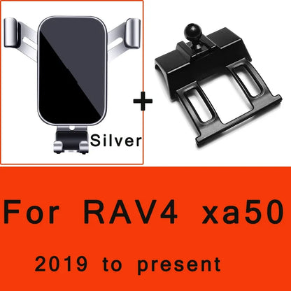 Adjustable Car Phone Mount Holder For Toyota CHR RAV4 XA40 XA50 2014 2015 2016 2017 2018 2019 2020 2021 Car Interior Accessories