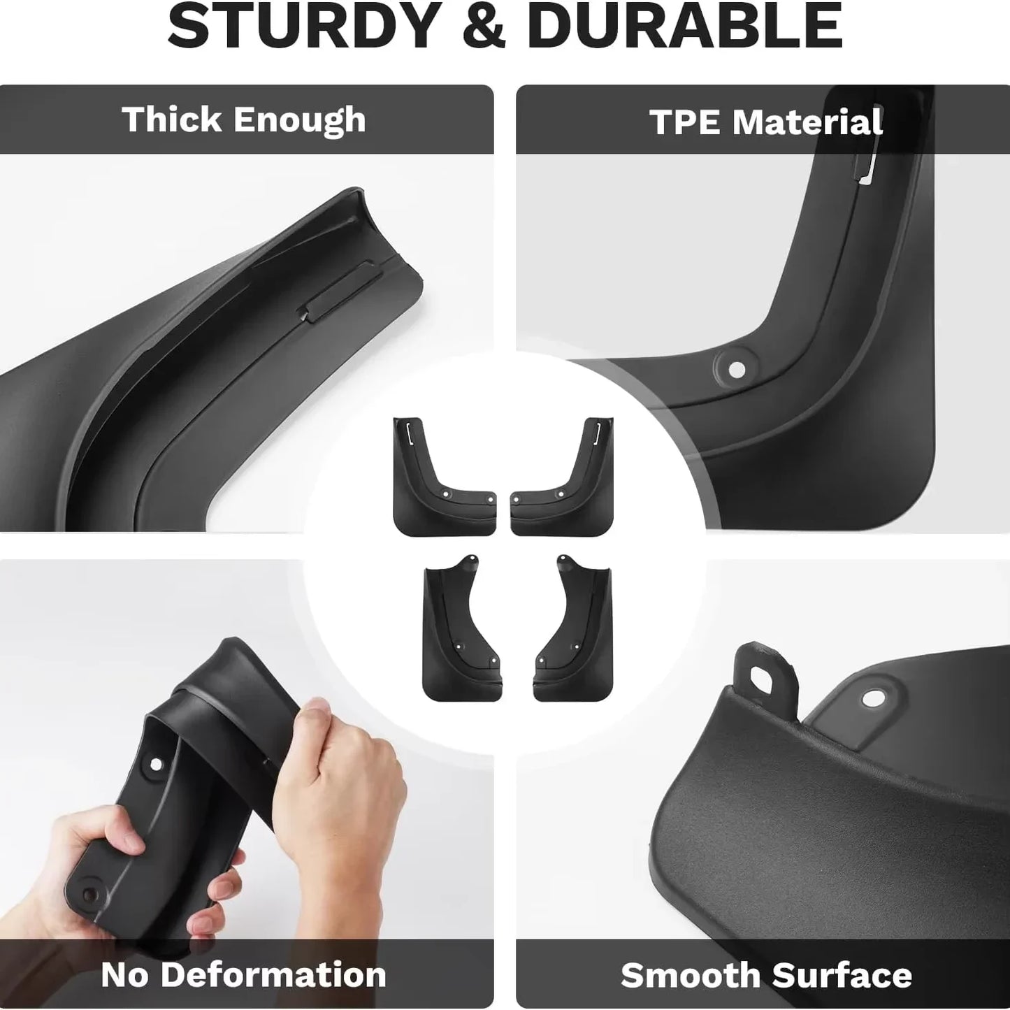 TPE Car Floor Mats for New Tesla Model Y Standard 2025+ Waterproof Cargo Liner Non-Slip Trunk Mats Foot Pads Luggage Mat ModelY