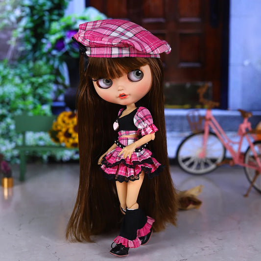 ICY DBS Blyth 1/6 BJD30cm Brown Hair Open End Doll, please refer to the doll options selection, suitable for gift giving