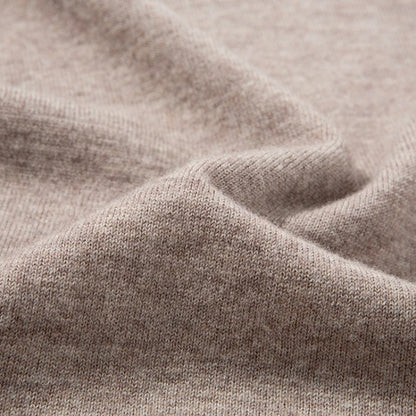 100% Australian Merino Wool Sweater, 350g Thickened High-Neck Zip-Up, Thermal Breathable