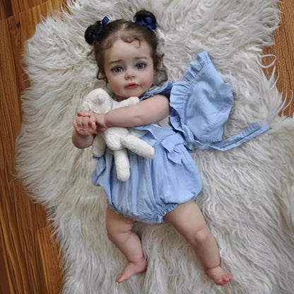 Reborn Baby Dolls – 22 Inch Real Baby Dolls That Look Real, Full Body Vinyl Girl Doll in Outfit with Accessories, Gift for Girls Ages 3+, Pretend Play & Collectors