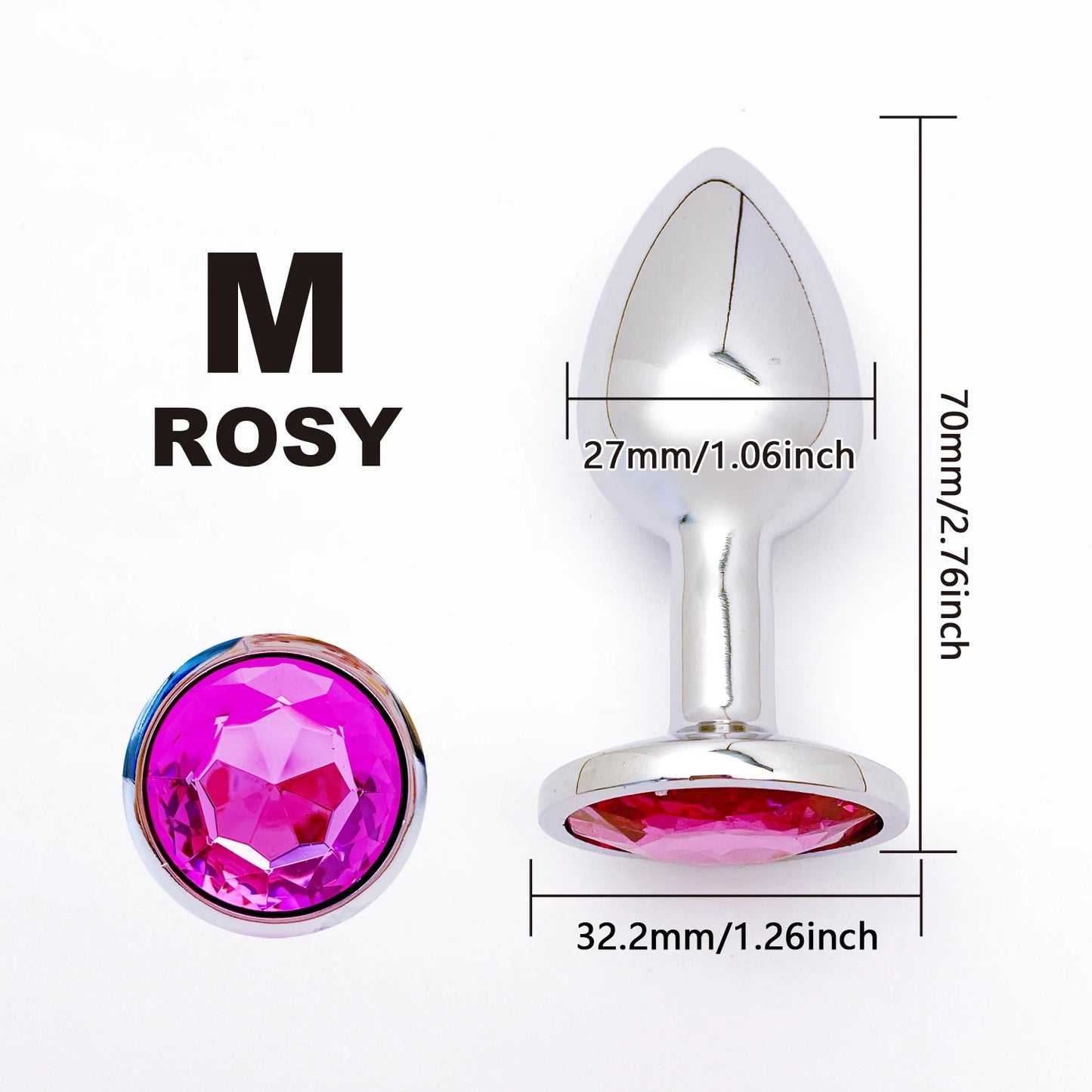 Metal Anal Plug Set 5 Size Butt Plug Sex Toy for Couples Adult Game Masturbator Anus Stimulation Toys for Women And Men