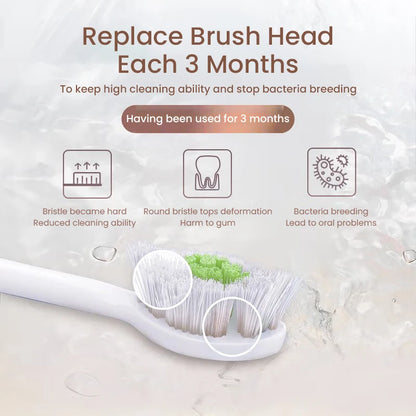 Philips Sonicare C1 ProResults HX2033 Replacement Brush Heads 3D Deep Cleaning DuPont Bristles For HX24xx Electric Toothbrushes