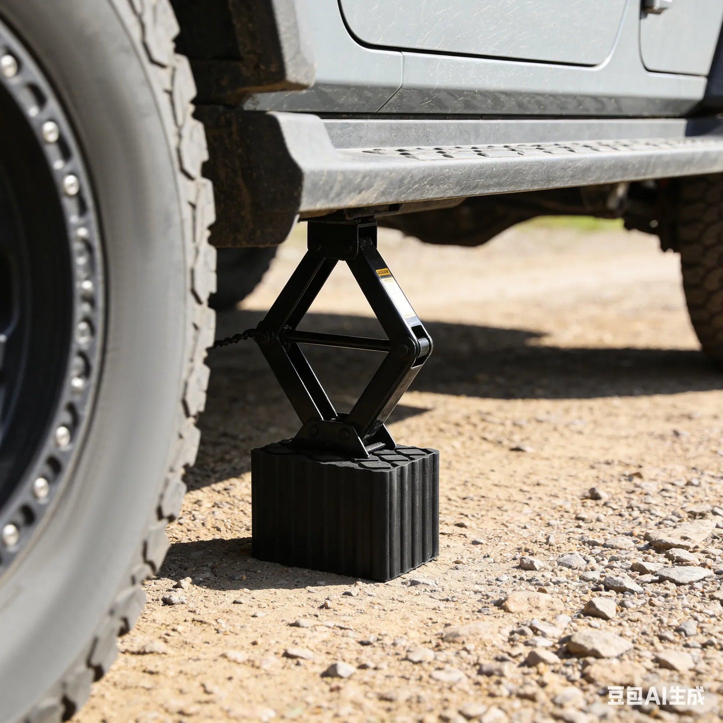 Rubber Car Lift Block Auto Floor Jack Spacer .7x3.1x3.1 Heavy Duty Shock Absorber Cushion Shockproof Antislip Pad for Jack
