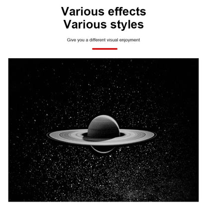 Romantic LED Starry Sky Night Light USB Powered Saturn Galaxy Projector Lamp for Car Roof Party Room Ceiling Decor Plug and Play