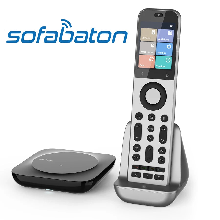 SofaBaton X1S Universal Remote with Hub and App, All in One Smart Universal Remote Control Control Up to 60 IR/Bluetooth/WiFi
