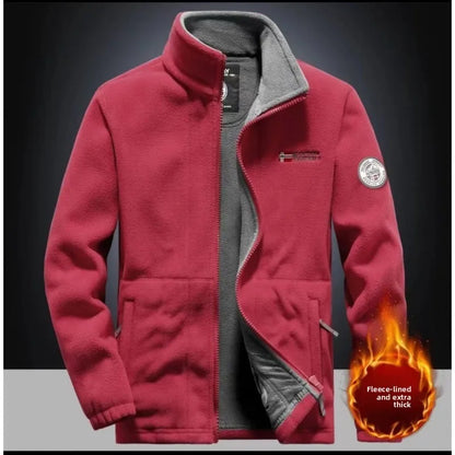New Men's Autumn Winter Outdoor Casual Fleece Warm Patagonia Jacket Comfortable Fashionable Windproof Breathable and Trendy Top