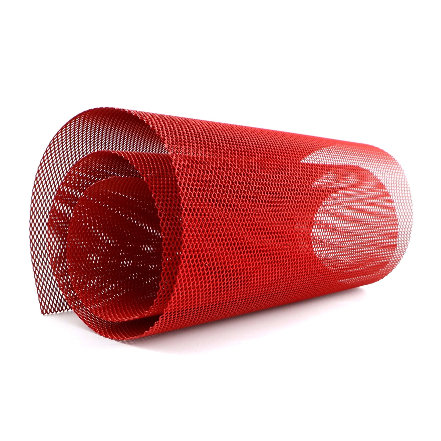 100x33cm Aluminium Racing Car Bumper Grille Grill Mesh Net Vent Red Tuning Universal Protector Caravan Camper Home Garden