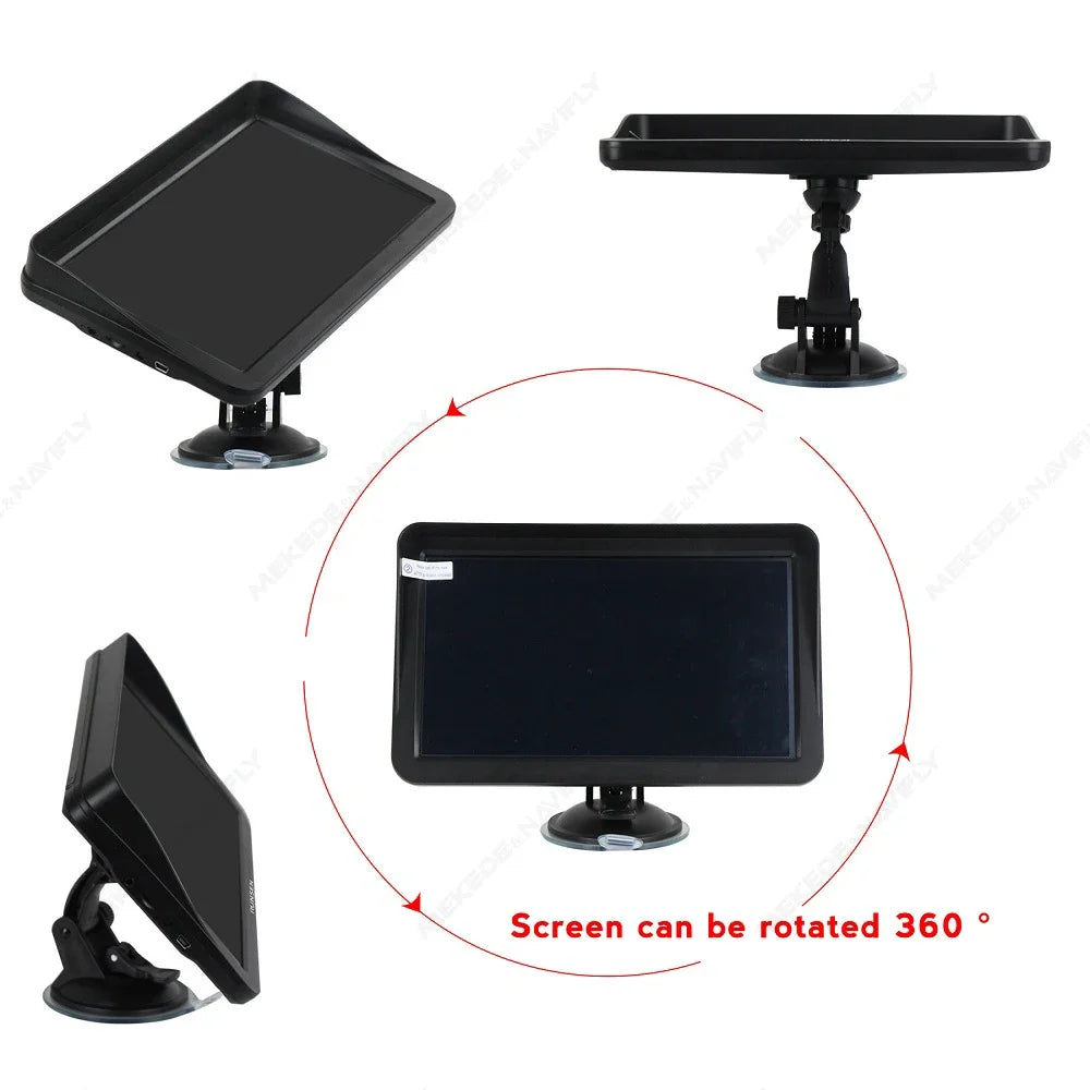 9" Car GPS Navigation HD Touch Screen 2025 NEW European MAP Navigator Truck TF Video Player FM Transmitter Hi-Fi Speaker 2500mah