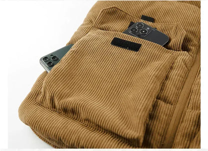 New Winter Fashion Wool Vest Male Cotton-Padded Vests Coats Men's Sleeveless Vest Jackets Warm Waistcoats Clothing Plus Size 6XL