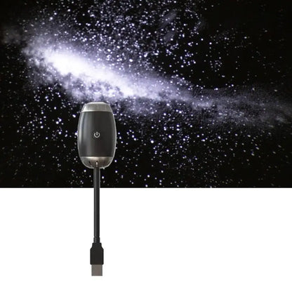LED Starry Car Ambient Light USB Adjustable Focus Saturn Galaxy Large Range Projection Romantic Party Interior Decor Light