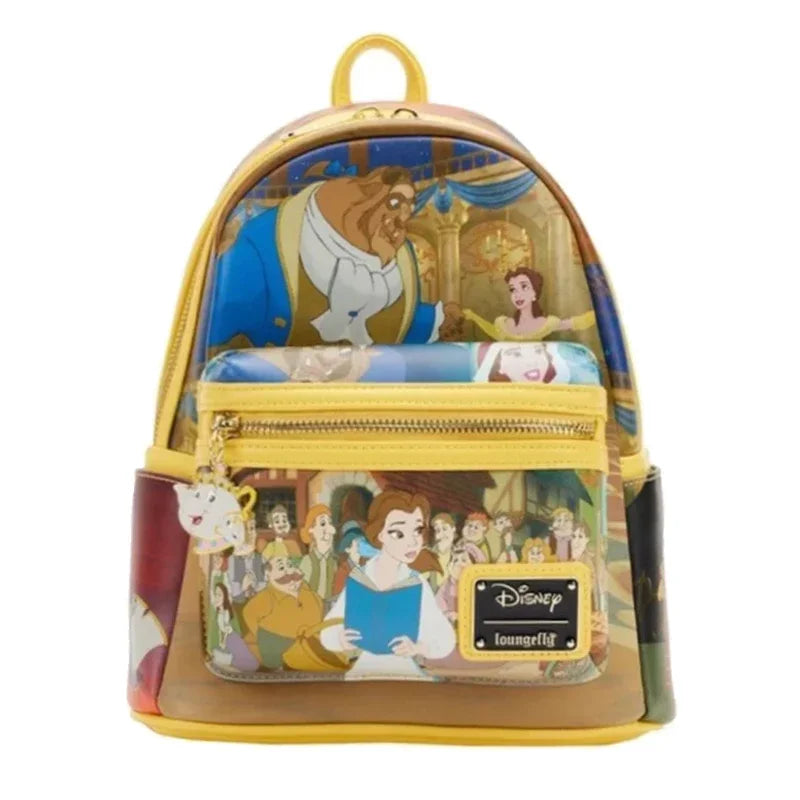 Loungefly Princess Series Manga Style Animated Collage Collection Mini Backpack