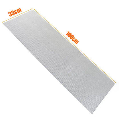 100x33cm Car bumper grille Aluminum Alloy Rhombic Grille Mesh Sheet Car grid ventilation grille for Bumper Car Accessories