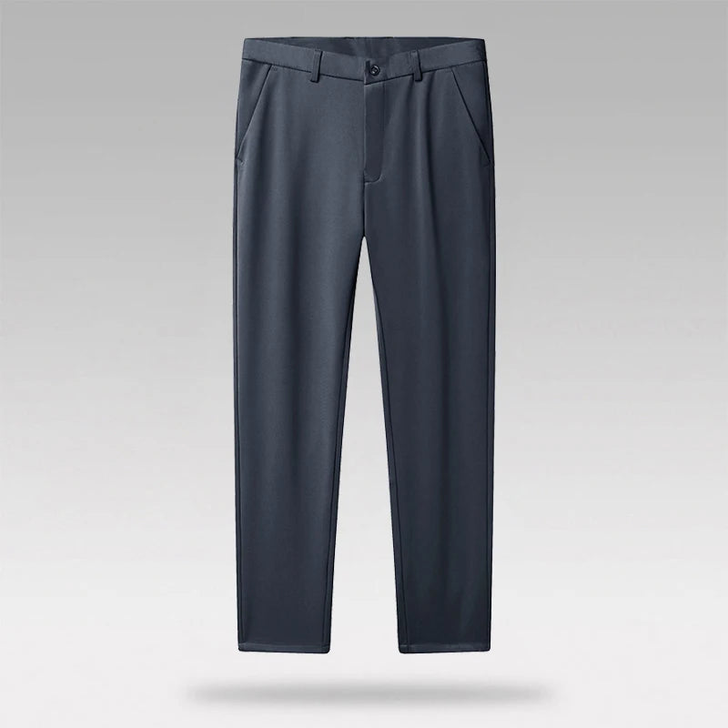 Luxury Highend Spring Elastic Business For Men's Pants Slim-fitting Non-ironing Anti-wrinkle Commuting Small Straight Suit Pants