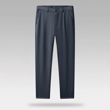 Luxury Highend Spring Elastic Business For Men's Pants Slim-fitting Non-ironing Anti-wrinkle Commuting Small Straight Suit Pants