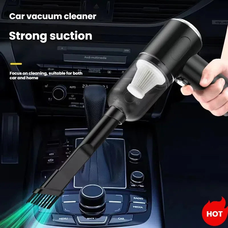 Car vacuum cleaner cleaning high-power mini-charging multifunctional blowing and sucking lighting hand-held convenient small car