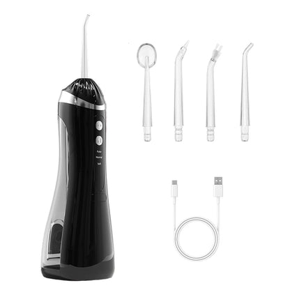 Teeth Oral Irrigator Rechargeable Water Flosser Portable 200ML Water Tank Teeth Cleaning Irrigator Dental Water Jet Irrigator