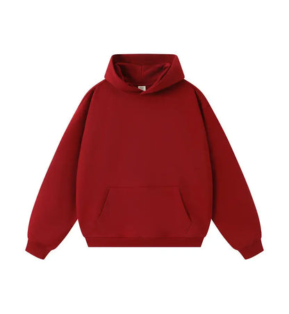 DIY Custom LOGO 450gsm Cotton French Terry Oversized Drop Shoulder Hoodie Men Grey Blue Street Wear Hip Hop Comfortable Hoodie