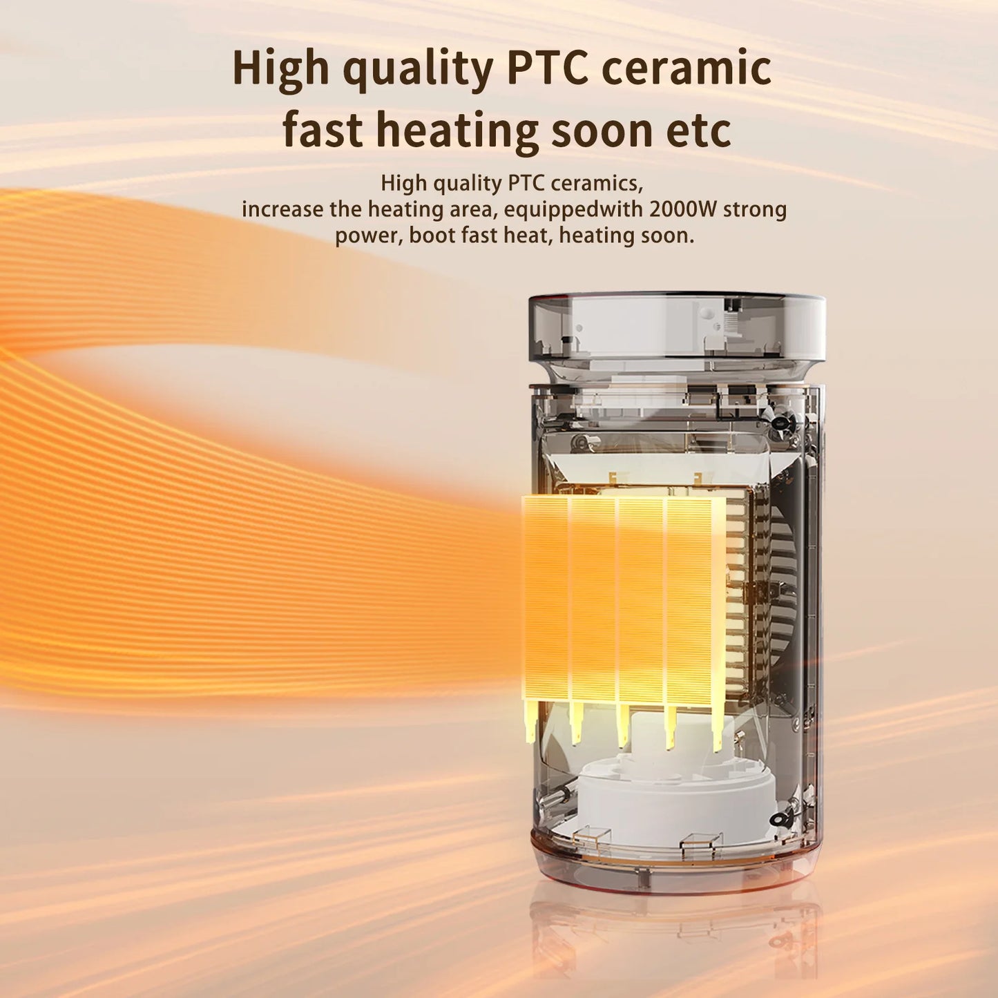 New Style Heater Fast Heating Fan Heater Ptc Heater Intelligent Remote Control Vertical Electric Heater Gas Electric Heater