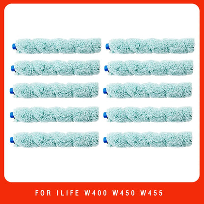 Soft Main Roller Brush for ILIFE Shinebot W400 W450 W455 Floor Washing Robot for Medion MD 18379/18999 Replacement Pats