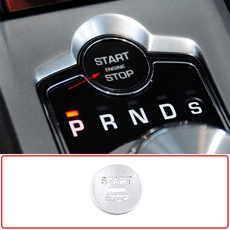 For Jaguar XF 2012-2015 Aluminum Alloy Car Central Control Gear Shift Panel Buttons Covers Stickers Trim Interior Accessories