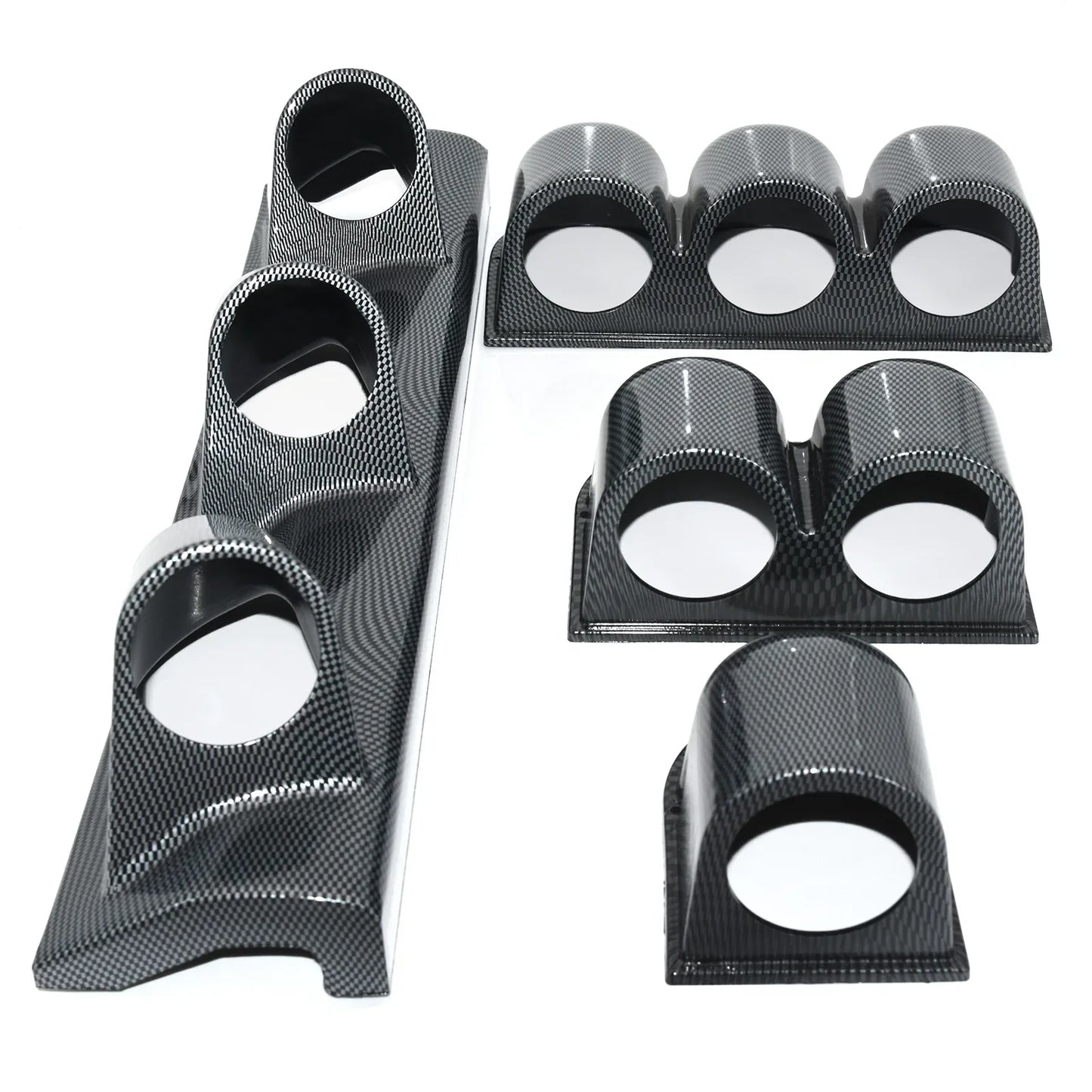52MM Car Gauge Pod Black Single & Dual & Triple Hole Gauge Holder Racing Car Left Right Drive Bracket for 2 inch Meter Universal