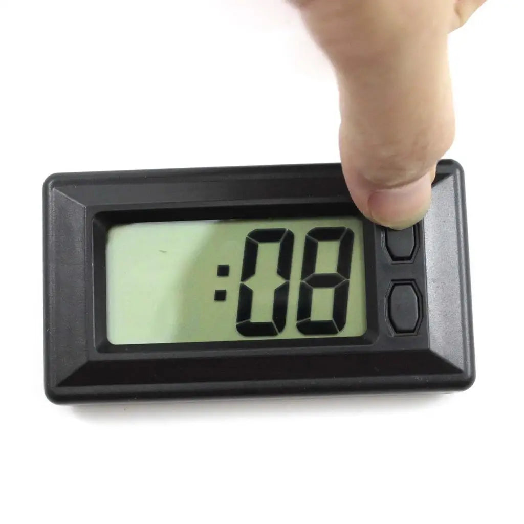 Car LCD Clock Digital Dashboard Time Display Electronic Panel Gauge Interior Accessories for Car Dashboard Modification