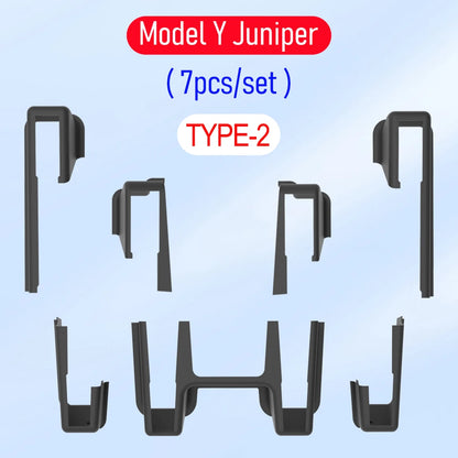 Underseat Protector Seat Track Cover for Tesla Model Y Juniper 2025 2026 Seat Slide Rail Pad Guard Anti-Kick Pad Accessories