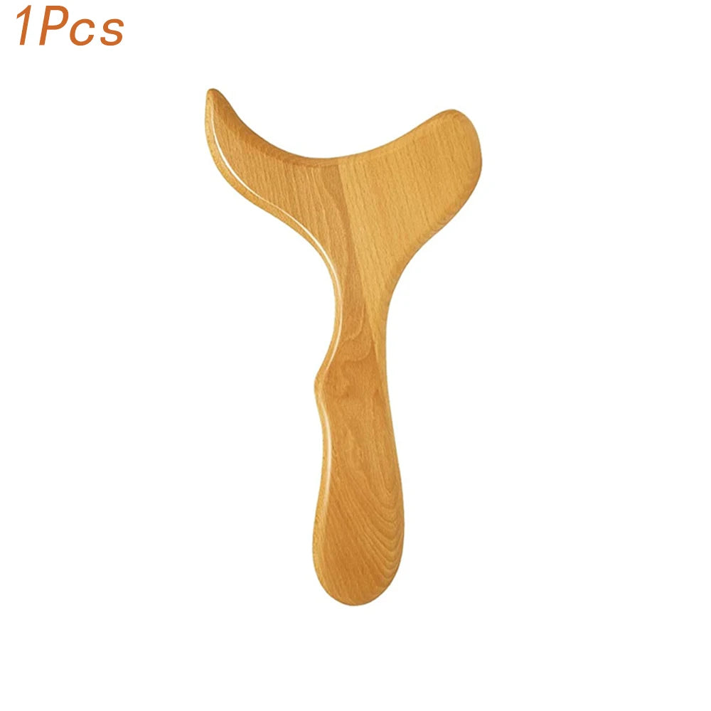 Wood Therapy Massage Tools, Wood Lymphatic Drainage Massage Tools Set for Body Sculpting, Maderoterapia Kit for Anticellulite