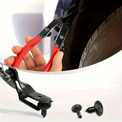 Car Trim Clip Removal Tool, Auto Pliers Fastener Remover Panel Door Dashboard Plastic Rivet  Pry Bar Tool Repair Clamp Buckle
