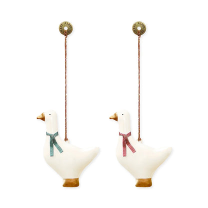 Aizulhomey Metal Christmas ornaments double-sided hand painted iron pendant christmas tree decoration gifts arts handicraft