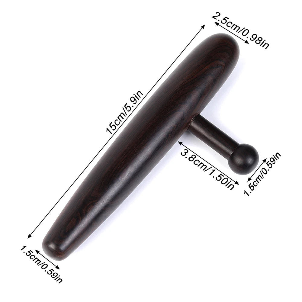 1Pcs Trigger Point Massager Tool - Pressure Point Massage Tool for IASTM and Muscle Knot Release,Sandalwood Accupressure Massage